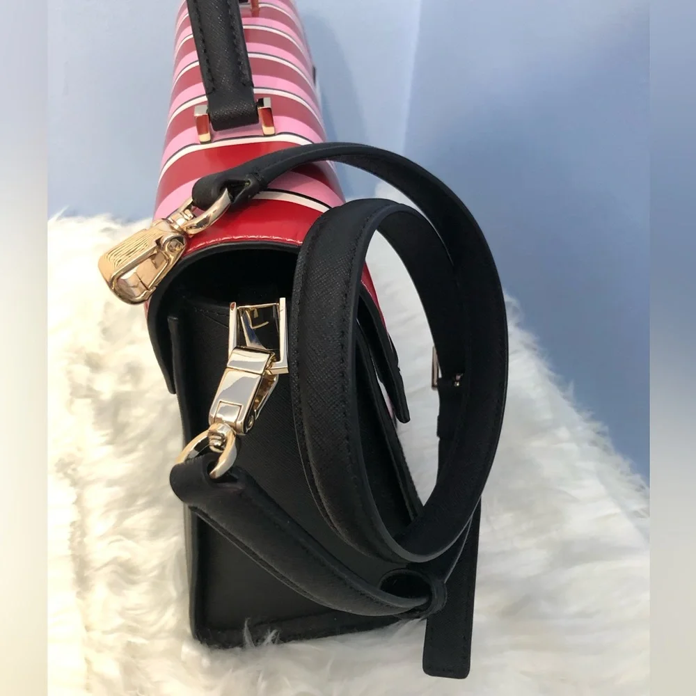 NWT Spade Ma Cherie Cafe Frenchie Dog Novelty Bag - Picture 6 of 14